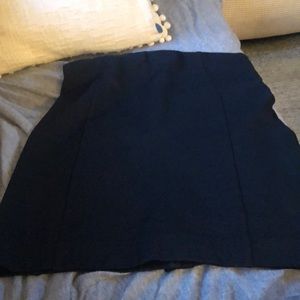 Black pencil skirt